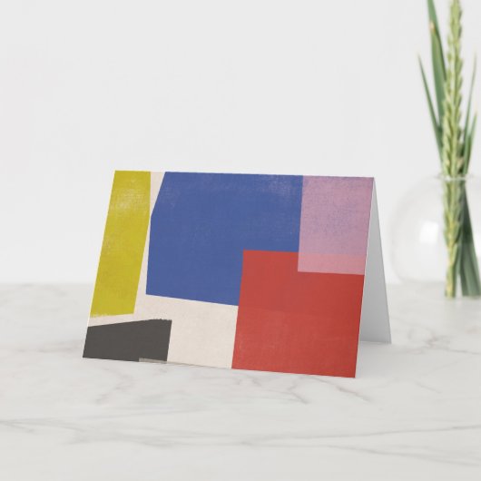 Foolscap - Modern Colorblocks Karte (Vorderseite)