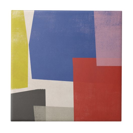 Foolscap - Moderne Farbblöcke Fliese (Vorderseite)
