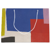 Foolscap - Moderne Farbblöcke Große Geschenktüte (Vorderseite)