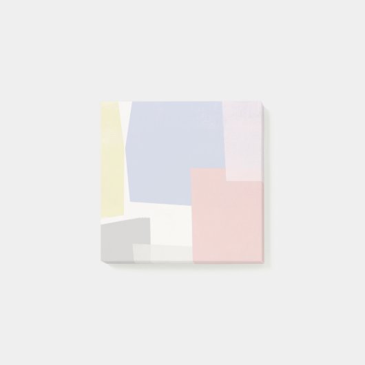 Foolscap - Moderne Farbblöcke Post-it Klebezettel (Vorderseite)