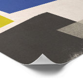 Foolscap - Moderne Farbblöcke Poster (Ecke)