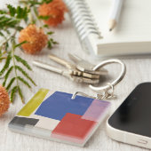 Foolscap - Moderne Farbblöcke Schlüsselanhänger (Vorderseite rechts)