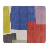 Foolscap - Moderne Farbblöcke Schneidebrett (Vorderseite)