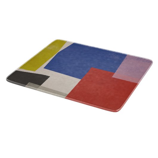 Foolscap - Moderne Farbblöcke Schneidebrett (Ecke)