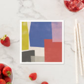 Foolscap - Moderne Farbblöcke Serviette (Beispiel)