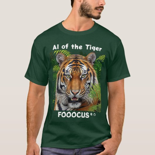 Fooocus - KI des Tigers v2 T-Shirt (Vorderseite)