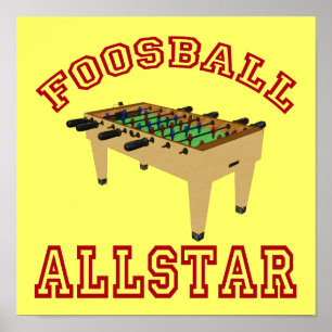 Foosball All-Star- Poster