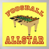 Foosball Allstar Poster (Vorne)