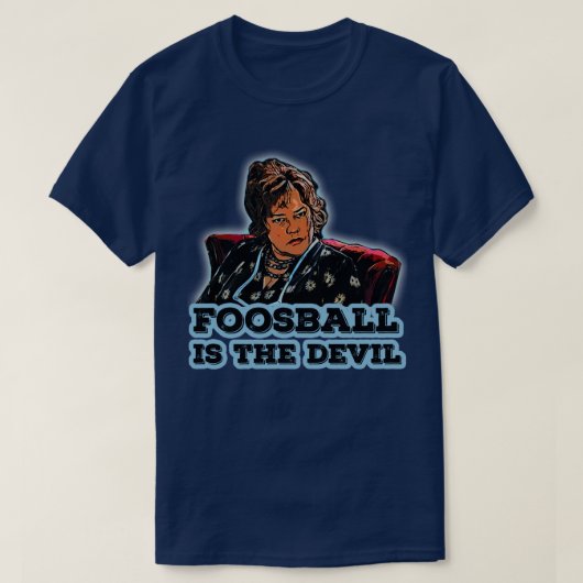 Foosball ist der Teufel T-Shirt (Design vorne)