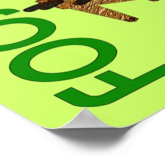 Foosball King Poster (Ecke)