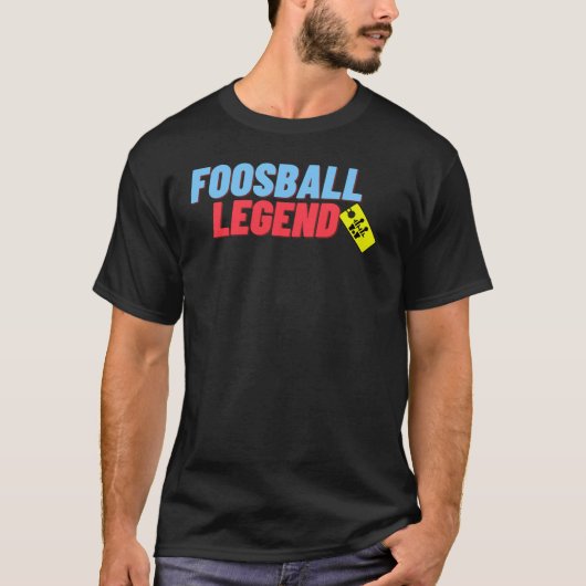 Foosball Legend Funny Foosball Table Soccer Apple T-Shirt (Vorderseite)