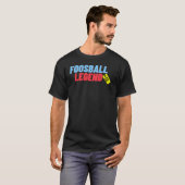 Foosball Legend Funny Foosball Table Soccer Apple T-Shirt (Vorne ganz)