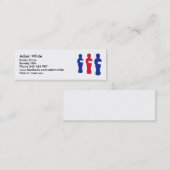 Foosball Mini Visitenkarte (Vorne/Hinten)