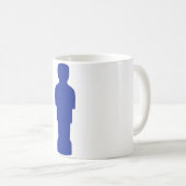 Foosball Spieler Kaffeetasse (VorderseiteRechts)