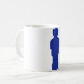 Foosball Spieler Kaffeetasse (Vorderseite Links)