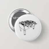 Foosball - Tabellenfußball Button (Vorne & Hinten)