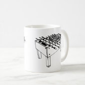Foosball - Tabellenfußball Kaffeetasse (VorderseiteRechts)