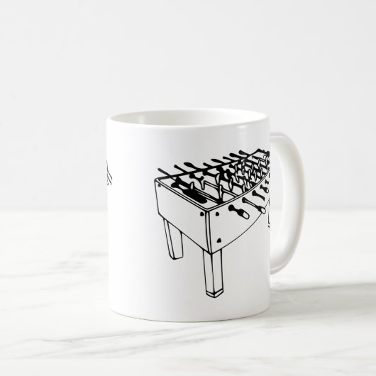 Foosball - Tabellenfußball Kaffeetasse (VorderseiteRechts)