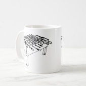 Foosball - Tabellenfußball Kaffeetasse (Vorderseite Links)