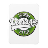 Foosball Vintages Allstar-Logo Magnet (Vertikal)