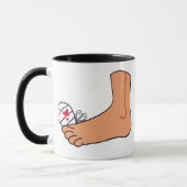 Foot-2 gebrochene Zehe Tasse (Links)