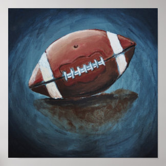 Foot Ball Art Print Poster