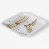 Foot Bone Pappteller (Gewinkelt)