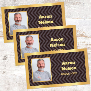 Foot Care Foto Visitenkarte