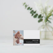Foot Care Portrait, Podiatrie-Klinik, Podiatriker Visitenkarte (Stehend Vorderseite)