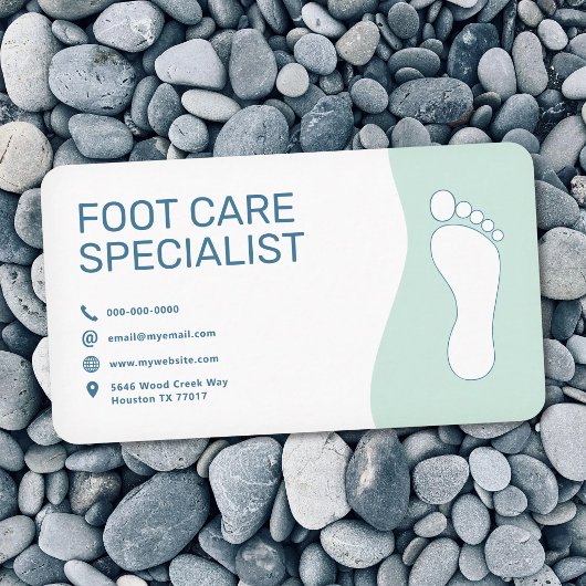 Foot Care Service Visitenkarte