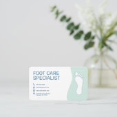 Foot Care Service Visitenkarte (Stehend Vorderseite)