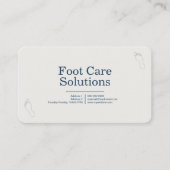 Foot Care Solutions Visitenkarte (Vorderseite)