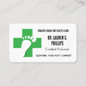Foot Care Specialist Visitenkarte (Vorderseite)