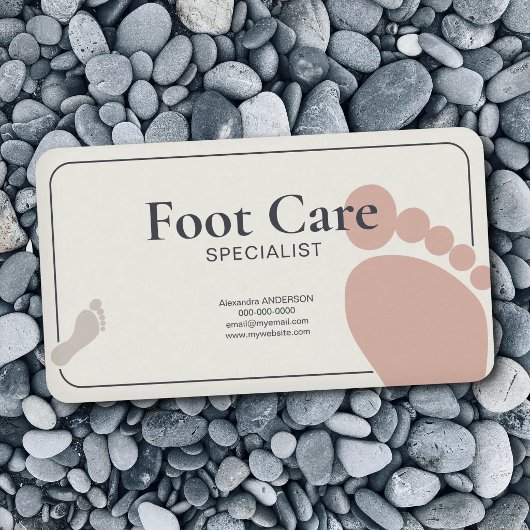 Foot Care Specialist Visitenkarte