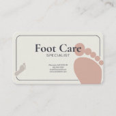 Foot Care Specialist Visitenkarte (Vorderseite)