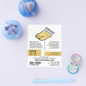 Foot Design, Podiatrie-Klinik, Podiatrist Flyer (Einzeln)