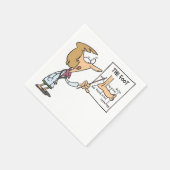 Foot Doctor Paper Napkins Serviette (Ecke)