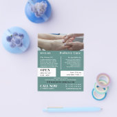 Foot Exam Portrait, Podiatrie-Klinik, Podiatrist Flyer (Einzeln)