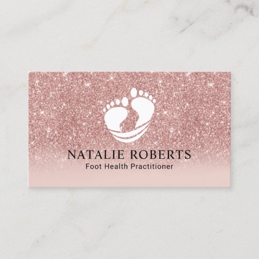 Foot Healthcare Practitioner Massage Wellness-Cent Visitenkarte (Vorderseite)