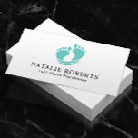 Foot Healthcare Practitioner Massage Wellness-Cent Visitenkarte<br><div class="desc">Foot Health Practitioner Massage Wellness-Center Aquamarine Visitenkarten.</div>