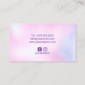 Foot Healthcare Wellness-Center Practitioner Dream Visitenkarte (Rückseite)