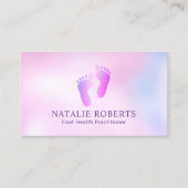 Foot Healthcare Wellness-Center Practitioner Dream Visitenkarte (Vorderseite)