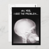 Foot in Mouth X-Ray Postkarte (Vorne/Hinten)