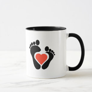 Foot-Liebe oder podiatristische Tasse