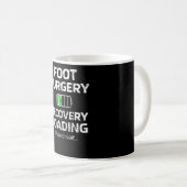 Foot Operation Erholung Geschenke| Zerbrochene Ope Kaffeetasse (VorderseiteRechts)