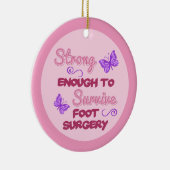 Foot Operation Erholung Keramik Ornament (Rechts)