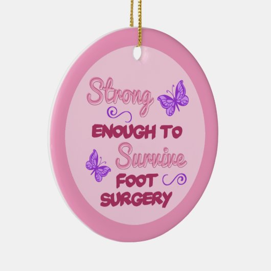 Foot Operation Erholung Keramik Ornament (Rechts)