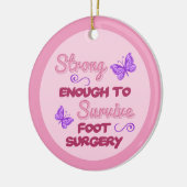 Foot Operation Erholung Keramik Ornament (Links)