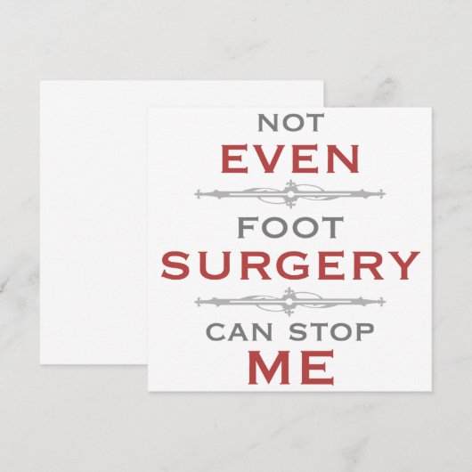 Foot Operation Spaß (Vorne/Hinten)