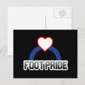 Foot Pride Postkarte (Vorne/Hinten)
